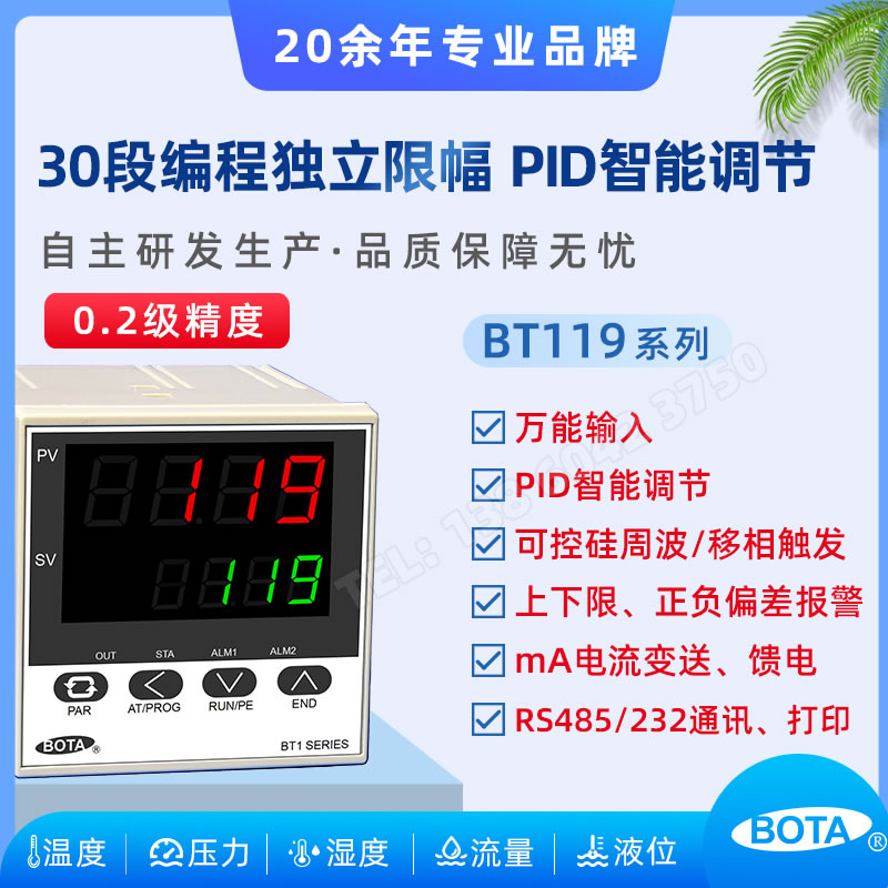 BT119系列30段可编程序PID数显